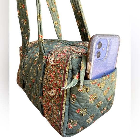 Maggi B Vintage Quilted Paisley Shoulder Bag - Picture 7 of 11